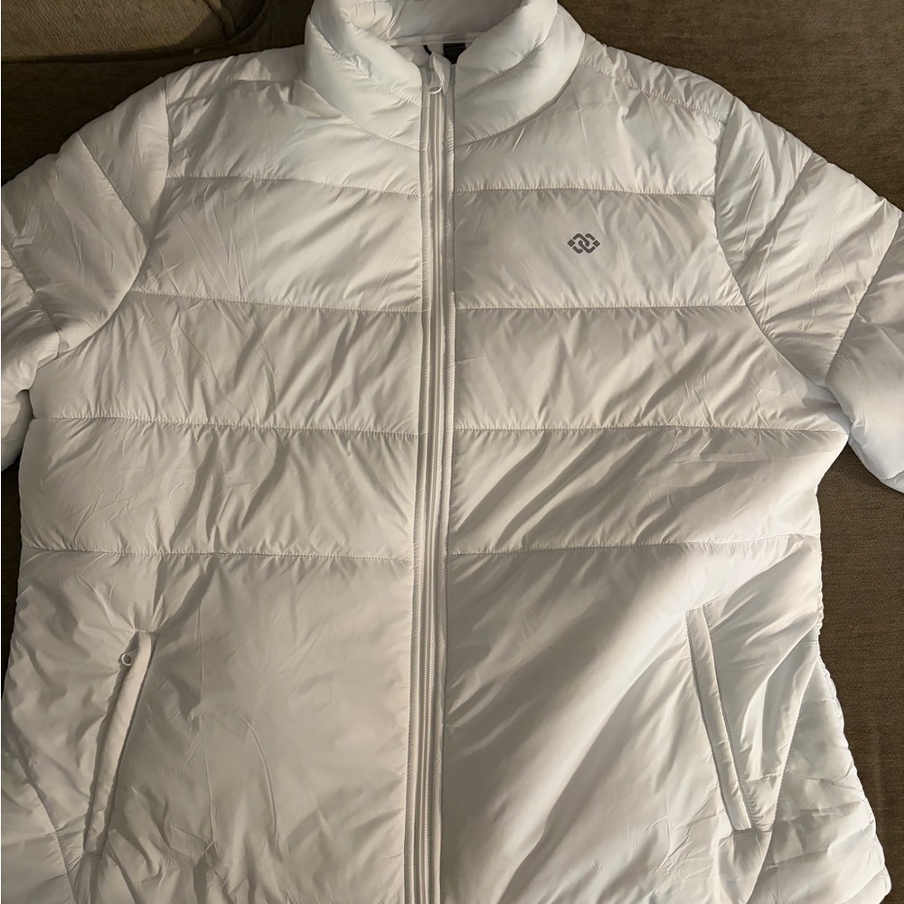 Source Unknown Elegant White Puffer Jacket - image 1